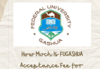 How Much Is FUGASHUA Acceptance Fee for