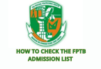 How to Check the FPTB Admission List