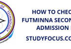 How to Check the FUTMINNA Second Batch Admission List