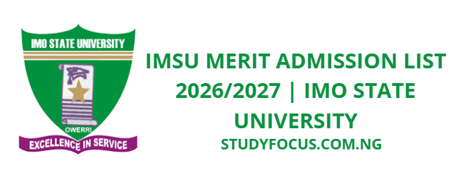 IMSU Merit Admission List