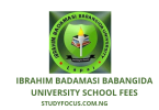 Ibrahim Badamasi Babangida University School Fees