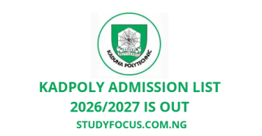 KADPOLY Admission List