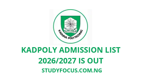 KADPOLY Admission List
