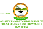 Kogi State University Kabba School Fees for All Courses