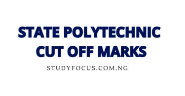 State Polytechnic Cut Off Marks