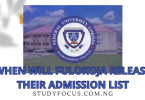When Will Fulokoja Release Their Admission List