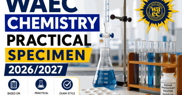 WAEC Chemistry Practical Specimen
