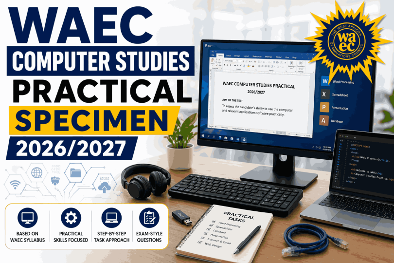 WAEC Computer Studies Practical