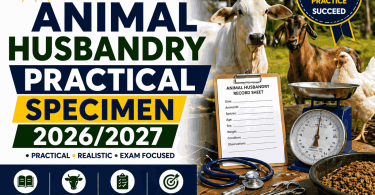 West African Examinations Council Animal Husbandry Practical Specimen