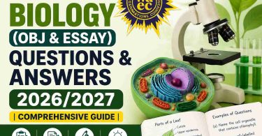 WAEC Biology (Obj & Essay) Questions and Answers