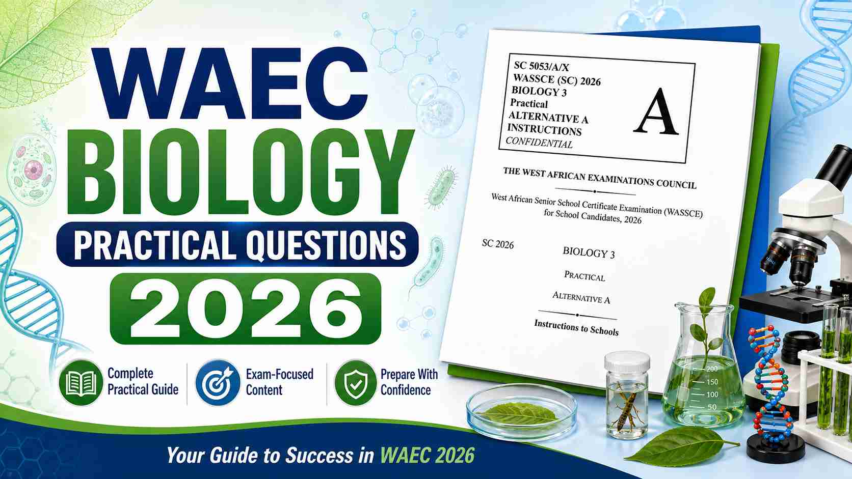 WAEC Biology Practical Questions